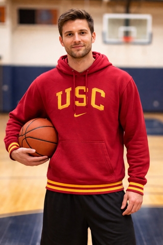 Áo Hoodie - Nike USC Fleece Training 'Red' - HNI02-030
