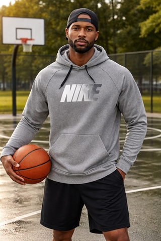 ÁO HOODIE CHÍNH HÃNG - Nike Therma Graphic Men's Training Hoodie - 'Grey' 905647-091