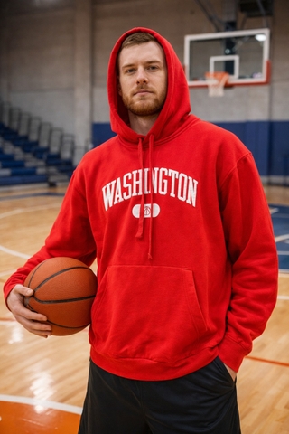 Áo Hoodie - Nike NBA Basketball Washington 'Red' - HNI03-030