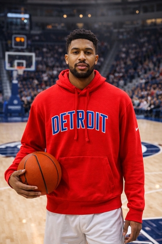 Áo Hoodie - Nike Fleece Training Detroit 'Red' - DB2313-657