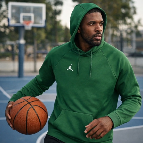 ÁO HOODIE - Áo Hoodie Nike Air Jordan Alpha Therma Pullover Hoodie 'Green' - AR4311-341