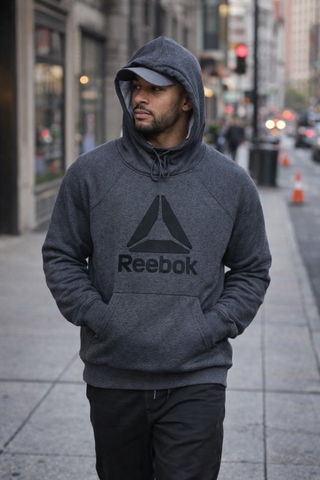 Áo Hoodie - Reebok LoGo 'Grey' - R15738