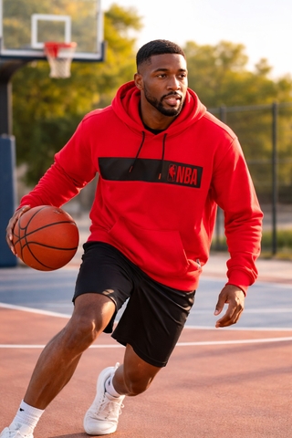 Áo Hoodie Chính Hãng - Nike NBA 'Red' - AH487-600