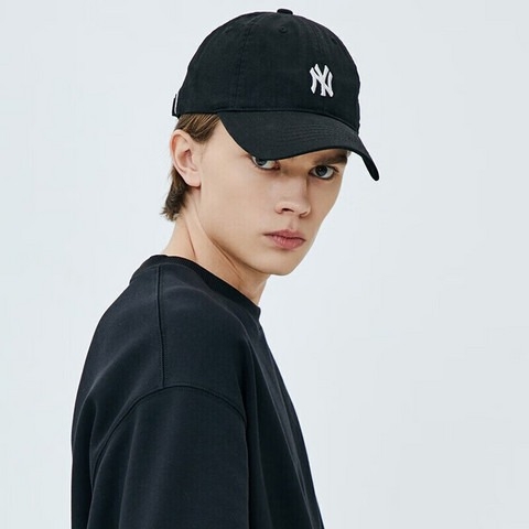 Phụ Kiện Chính Hãng - Mũ Nón Lưỡi Trai MLB Small Logo NY 'Black' - 3ACP1501N-50BKS2