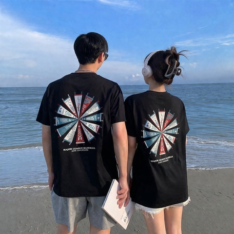 Áo TShirts Chính Hãng - New Era MLB LA Dodgers Team Flag T-shirt 