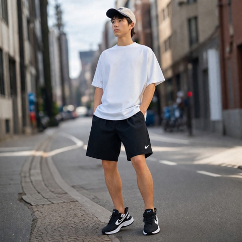 Quần Shorts Chính Hãng - Nike Dri-Fit 9 inch No Underwear ''Black''- AN2123-010