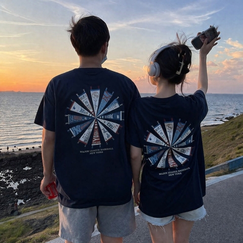 Áo TShirts Chính Hãng - New Era MLB New York Yankees Team Flag T-shirt Team 