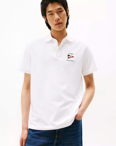 Áo Polo Chính Hãng - Tommy Hilfiger Regular Fit Nautical Flag Polo 