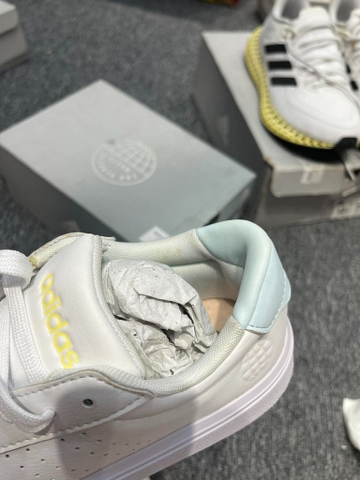 Giày Casual Chính Hãng -Adidas Vegan Court White Blue - GX1760