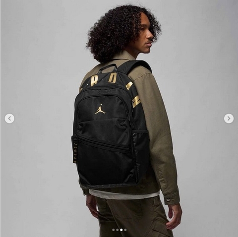 Phụ Kiện Chính Hãng - BALO Jordan Air Patrol Patrol Backpack Black Gold - MA0924-K5X