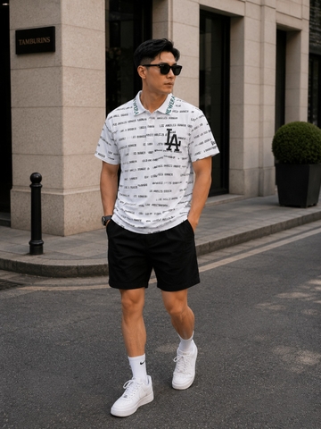 Áo Polo Chính Hãng - Newera Polo Los Angeles Dodger 'White' - 14539965
