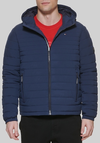 Áo Khoác Chính Hãng - Tommy Hilfiger Lightweight Softshell Jacket 'Dark Navy' - B0DJQMX7HK-NVY