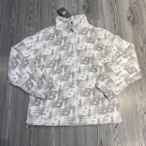 Áo Khoác Chính Hãng - New Blance Men's Monogram Full Zip Fleece Jacket - NBFL2501-GY