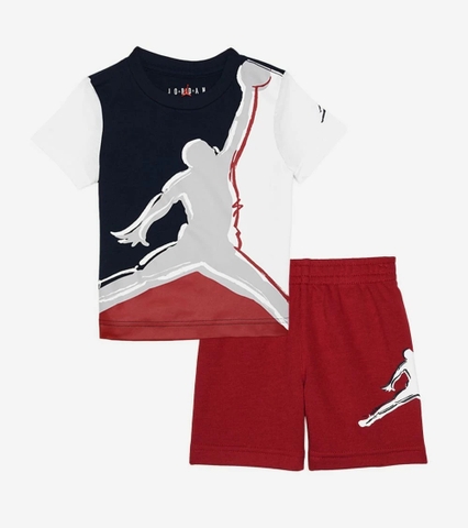 Quần Trẻ Em - Nike Dri-FIT Jordan Painted Crew Set Gym ''Red'' - KD4335-600