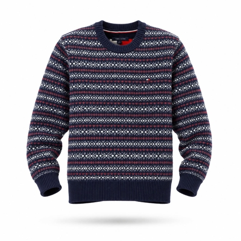 Áo Sweater Chính Hãng - Tommy Hilfiger Christmas Holiday Wool - 78J3792460 -100