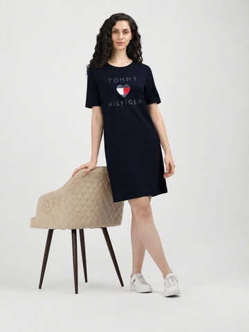 Váy Nữ Chính Hãng - Tommy Hilfiger Heart Logo T-Shirt 