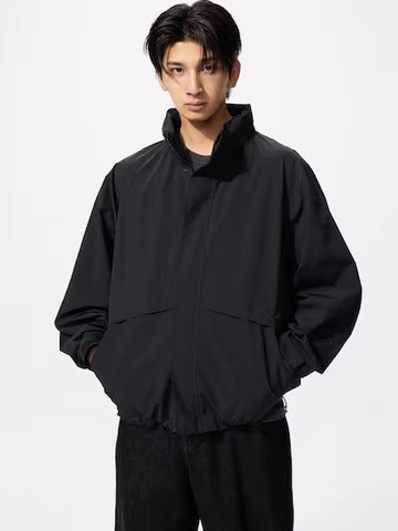 Áo Khoác Gió Chính Hãng - Uniqlo Windproof Stand Blouson 