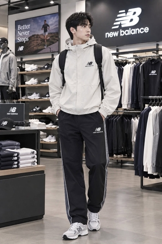 Quần Dài Chính Hãng - New Balance Trackside Woven Pant Black - NB6207UF