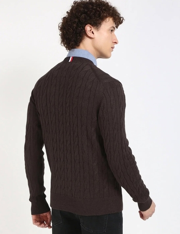 Áo Sweater Chính Hãng - Tommy Hilfiger Men Cable Knit Pullover - T1JSZC03454