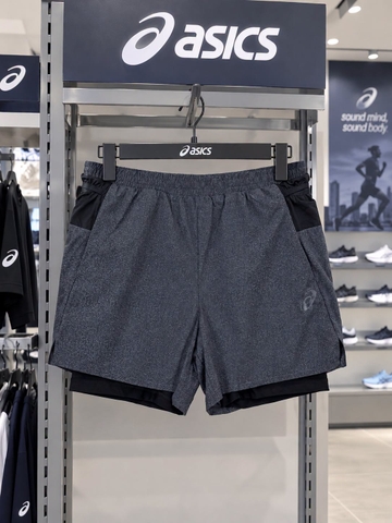 Quần Short Chính Hãng - Asics Running Men's 2in1 5inh' - ASGrey50873