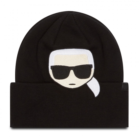 PHỤ KIỆN CHÍNH HÃNG - Mũ Len KARL LAGERFELD BIG LOGO 