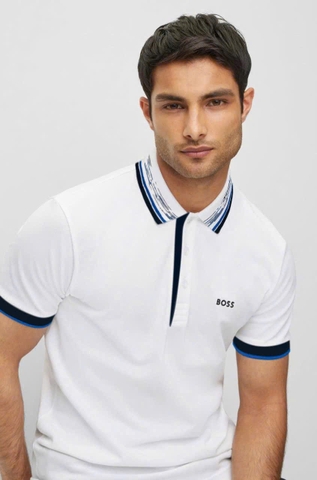 Áo Polo Chính Hãng - Hugo BOSS Paddy Polo ''White'' - 50426057-100