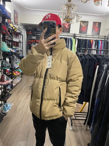 ÁO KHOÁC CHÍNH HÃNG - Puffer Zara Kakhi - 6985-301-K