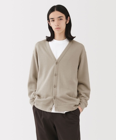 Áo Nam Chính hãng - Muji M's Double knitted V neck 