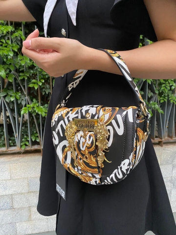 PHỤ KIỆN CHÍNH HÃNG - TÚI NỮ VERSACE JEANS COUTURE PRINTED SAFFIANO - 73VA4BF2-ZS414