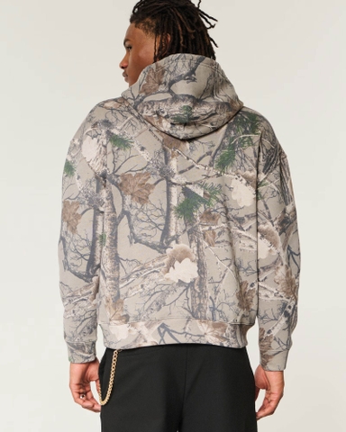 Áo Hoodie Chính Hãng - Hollister Men's Feel Good Boxy Hoodie 