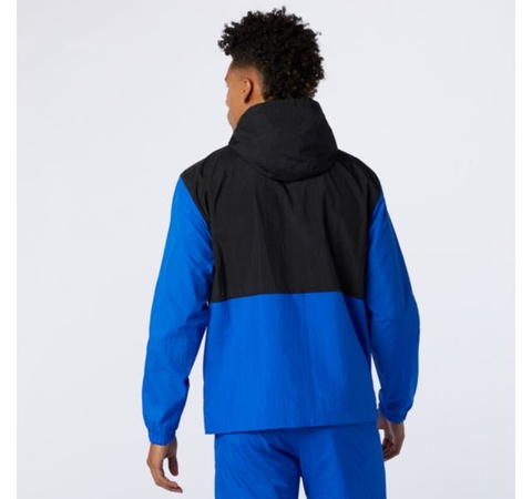 Áo Khoác Chính Hãng - New Balance Sport Style Optiks Windbreaker 'Black/Blue' - MJ03559-BK