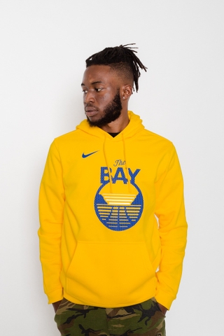 Áo Hoodie Chính Hãng - Nike The Bay Club Fleece Logo 'Yellow' - AV6533-728