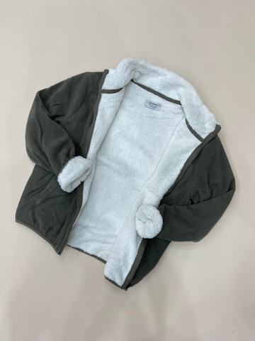 ÁO KHOÁC CHÍNH HÃNG - Comolo Nỉ Lông Cừu - Olive - KCO-040