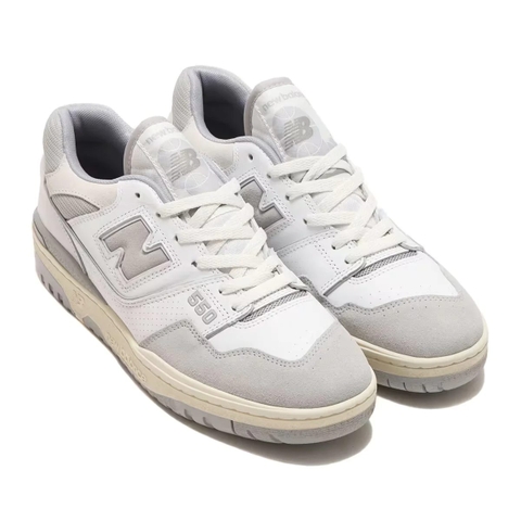 Giày Casual Chính Hãng - NewBalance 550 'White With Raincloud' - BB550NEA