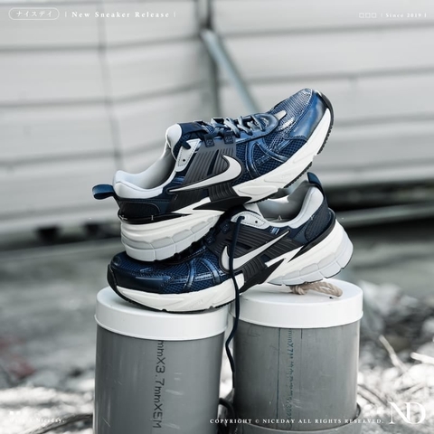 Giày Casual Chính Hãng - Nike V2K Run Thunder 'Blue Wolf Grey' - HJ4497-400