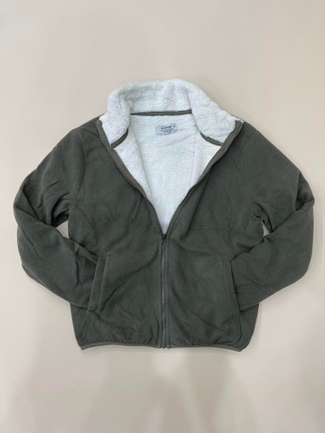 ÁO KHOÁC CHÍNH HÃNG - Comolo Nỉ Lông Cừu - Olive - KCO-040