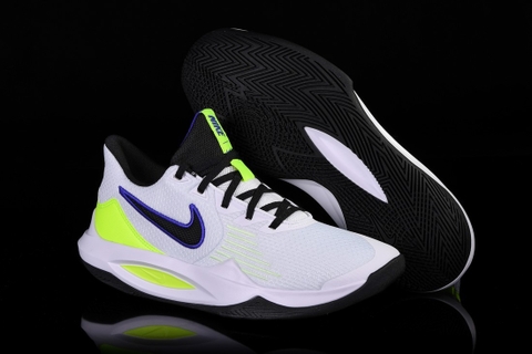 GIÀY BÓNG RỔ NIKE - Precision 5 Basketball 'White Barely Volt' - CW3403-100