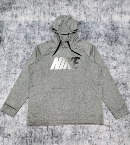 ÁO HOODIE CHÍNH HÃNG - Nike Therma Graphic Men's Training Hoodie - 'Grey' 905647-091