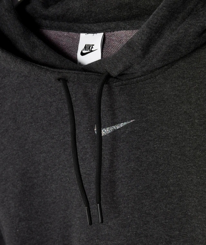 Áo Hoodie Chính Hãng - Nike Sportwear Unisex Women Fleece Dark Grey - DJ6939-010
