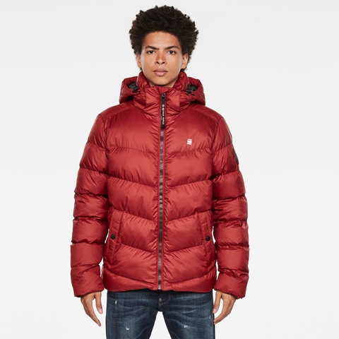 Áo Khoác Chính Hãng - G-Star RAW Whistler Hooded Puffer Jacket 'Red' - D14010-B958-5298