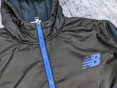 Áo Hoodie Nỉ Bông New Balance 1/2 Zip Fleece - Black/Navy