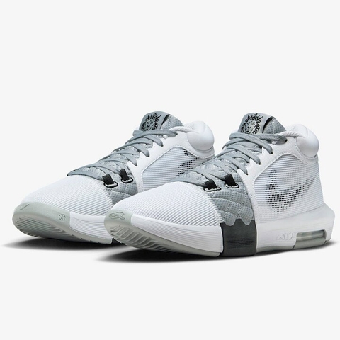 Giày Bóng Rổ Chính Hãng - Nike LeBron Witness 8 EP ‘White Light Smoke Grey Black’ - FB2237-100