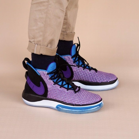Giày Bóng Rổ Nike Alphadunk Flight Huarache - 'Voltage Purple' BQ5401-900