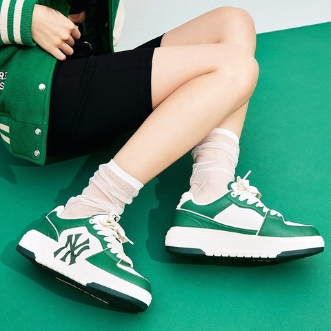 Giày Casual Chính Hãng - MLB Liner Basic New York Yankees 'Green' - 3ASXCLB3N-50GNS