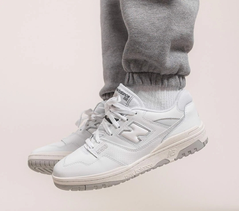 Giày Casual Chính Hãng - NewBalance 550 Vintage 'White Grey' - BB550PB1
