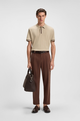 Áo Polo Chính Hãng - Hugo BOSS Paddy Polo ''Brown'' - 50469055-964