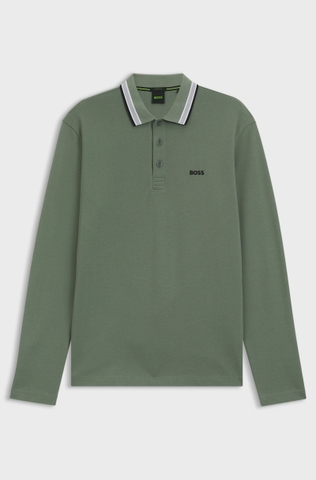 Áo Sweater Chính Hãng - Hugo Boss Paddy Polo ''Olive'' - 8044818-808