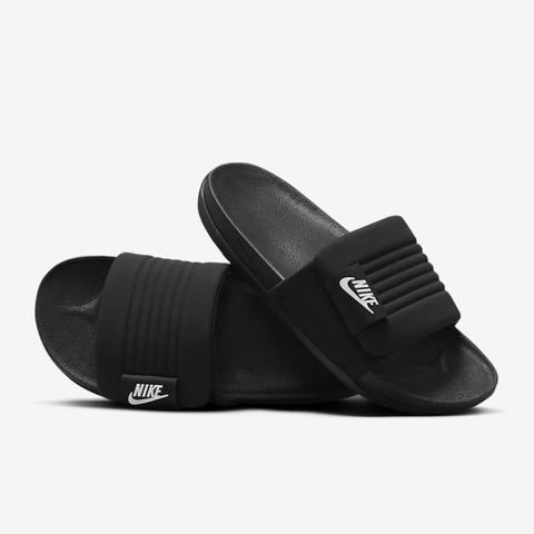 Dép Chính Hãng - Dép Nike Offcourt Adjust Slides '' Black/White '' - DQ9624-001