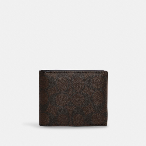 Phụ Kiện Chính Hãng - Ví Coach 3 In 1 Wallet In Blocked Signature Canvas 