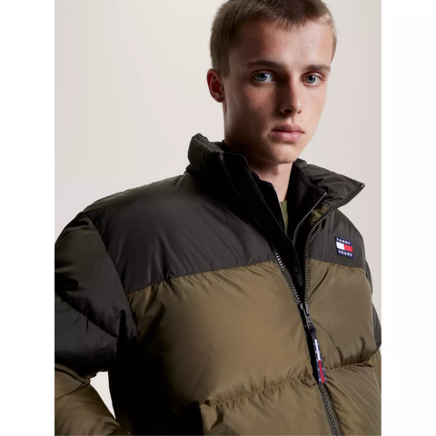 Áo Khoác Phao Chính Hãng - Tommy Hilfiger Mens Mixed-Media Puffer 